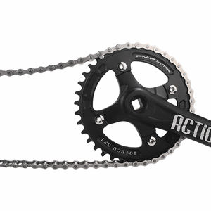 <span class=keywords><strong>Cadena</strong></span> de Alta Resistencia de 112 Eslabones de una Sola Velocidad - Compatible con Bicicletas <span class=keywords><strong>Fixie</strong></span>, BMX y Urbanas - Product Image 2