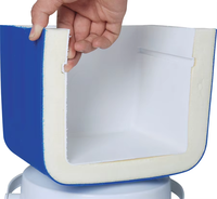 Glacière isotherme portable personnalisée 26L en PE pour camping, plage, pique-niques, usage hospitalier - Écologique, étanche, pour canettes de vin