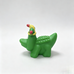 Ensemble de décorations de fête en forme de crocodile et de canard, jouets flottants sensoriels en caoutchouc souple et couineurs pour le bain des enfants - Product Image 3