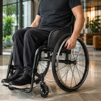 Paire de garde-boue latéraux pour fauteuil roulant en fibre de carbone 3K sur mesure de qualité supérieure