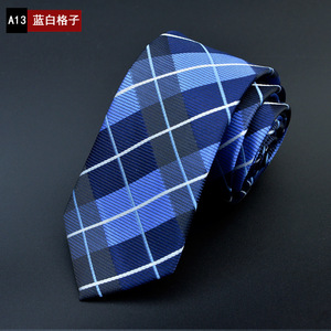 Business Men Luxury Navy 6CM Silky Hand Neck Tie Fashion Strip Dot Classic Woven Jacquard <strong>Neckties</strong> With <strong>Logo</strong> for Men - Product Image 6