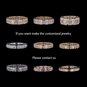 Diamante de laboratoire véritable 2*4mm 4*6mm Emerald Step Cut Melee Petite taille Diamants de laboratoire - Product Image 5