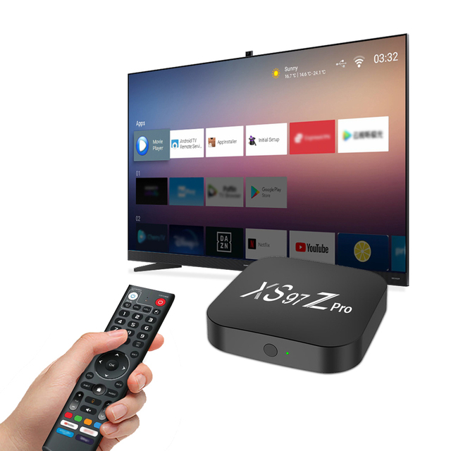 Wholesale XS97 Z Pro Top Box 4GB 32GB Amlogic S905Y4 Dual WIFI 4k TV Box Android 11 Tv Box With Remote Control