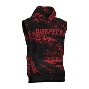 Sudadera con Capucha sin Mangas para Boxeo, Ligera y Cómoda, Ideal para Otoño e Invierno, Entrenamiento en el Gimnasio, Calentamiento para Boxeo - Product Image 5