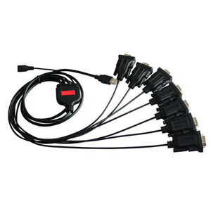Utech USB إلى <span class=keywords><strong>7</strong></span> منافذ <span class=keywords><strong>rs232</strong></span> المخرج التسلسلي <span class=keywords><strong>DB9</strong></span> كابل ذكر FTDI - Product Image 2