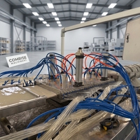 Nuova Linea di Estrusione Automatica per Lastre in PVC a Nido d'Ape