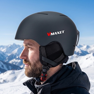 VMAXET <strong>MS</strong>-SY048 Unisex CE Certified Sport Ski Helmet PC+EPS Winter Breathable Safety Ear Warmer 6 Air Vents Head Protection - Product Image 1