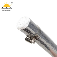 Câble ACSR monobrin en aluminium toronné Almelec, câble d'alimentation aérien, conducteur nu