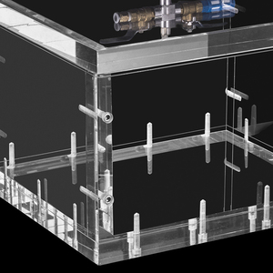 Customized Vacuum Glove Box Laboratory Glove Box Lithium Battery Dustproof Aseptic Box Acrylic Simple Glove Box - Product Image 5