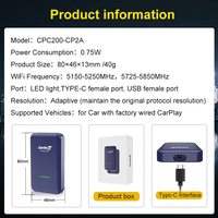 Carlinkit-mini caja de vídeo multimedia 4,0, inalámbrica, android, caja automática, carplay, ai