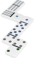 Jeu de dominos double 12 vierges avec logo personnalisé, boîte cadeau pour la vente en gros et la revente