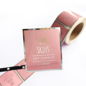 Tùy Chỉnh Nhãn Hiệu Riêng Sang Trọng Tự Dính Vinyl Không Thấm Nước Nổi Vàng Lá Dán Nhãn Cuộn Cho Mỹ Phẩm Jar Hộp - Product Image 2