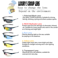 Lunettes de soleil de sport PC OEM avec protection UV400, coupe-vent, pour le cyclisme, la randonnée, la conduite et la course à pied
