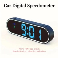 Nouveau compteur de vitesse GPS HUD numérique coloré pour tous les véhicules compteur de vitesse à affichage tête haute universel de voiture KMH/MPH commutable