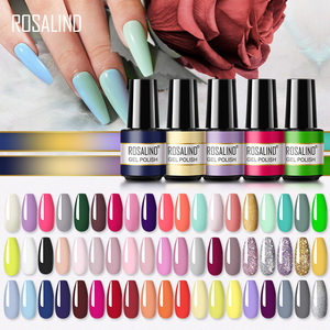 ROSALIND <strong>Nail</strong> Supplier Create Your Brand Private logo Gel <strong>Varnish</strong> Soak off pink Light Color Uv Gel Lacquer <strong>Nail</strong> Polish - Product Image 3