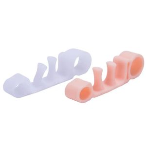 Corrección de superposición de eversión de placa de dedo del pie de gel de cinco agujeros para separación de dedo del pie de martillo separador de deformación por flexión - Product Image 2