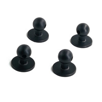Bande de montage de remplacement pour tableau de bord maison tampons collants adhésif 17mm support boule pour support de téléphone de voiture support de téléphone magnétique