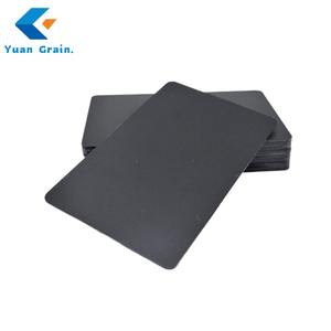 <span class=keywords><strong>Carte</strong></span> de visite professionnelle en PVC noir mat avec paiement NFC RFID et contrôle d'accès, étanche pour usage hôtelier - Product Image 4