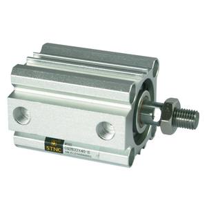 Cylindre pneumatique compact à course courte à double effet STNC CQ2B32X30 SMC CQ2 équivalent à montage traversant, pièces pneumatiques - Product Image 2