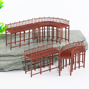 Modelo de microcruzeta de madera al por mayor para mesa de arena, jardín, pasillo, pabellón antiguo, nuevo estilo campestre - Product Image 4