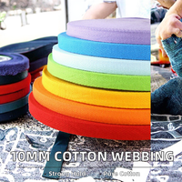 Ruban sergé personnalisable de 10 mm, coloré, à chevrons, en coton 100 %, sangle en tissu pour la couture de vêtements et de chaussures, haute ténacité