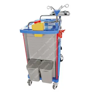 Hochey – chariot médical d'urgence abs pour mobilier d'hôpital, chariot médical à usage hospitalier, Offre Spéciale