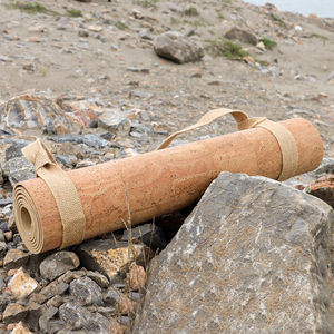 Esterilla de Yoga de corcho y goma TPE, 100% Premium, textura orgánica de agarre antideslizante vegana, oferta para yoga caliente, fuerza - Product Image 1