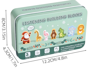 Blocs interactifs d'animaux du père Noël blocs de classification jouets d'écoute jouets éducatifs pour enfants jouets de <span class=keywords><strong>jeu</strong></span> d'apprentissage - Product Image 6