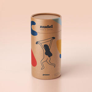 Caja de Embalaje de Tubo de Papel Redonda Personalizada en Oferta para Camisetas, Ropa Interior, Toallas, Calcetines, Bufandas y Prendas de Vestir - Product Image 4