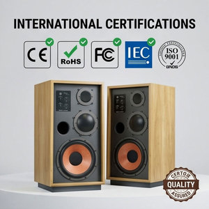 <span class=keywords><strong>Enceinte</strong></span> Hi-Fi sur pied en bois de qualité supérieure CHORDIO HT-12 pour cinéma maison haut de gamme - Product Image 3