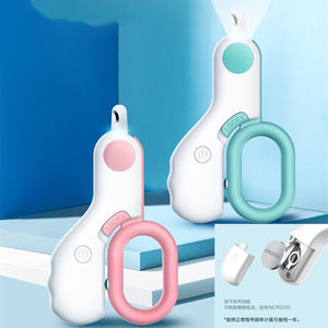 Cortaúñas para mascotas con luz LED UV para recortador de garras de perros y gatos para evitar el corte de la línea de sangre, herramienta de aseo con cuchilla afilada en ángulo - Product Image 4