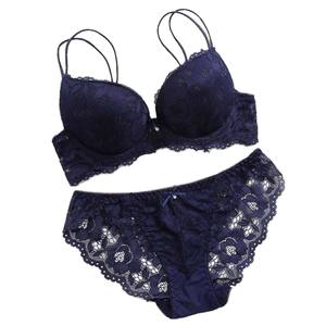 Conjunto de Lencería de Dos Piezas para <span class=keywords><strong>Mujer</strong></span>, Estilo Europeo Americano, Sexy, de Encaje, Spandex Transpirable, Dobby, Delgado y Cómodo, ODM, Venta Directa de Fábrica - Product Image 5