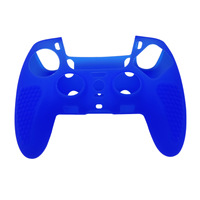 Coque de protection en silicone souple avec texture antidérapante, trous précis pour une adhérence améliorée, compatible avec PS5 Dualsense Edge