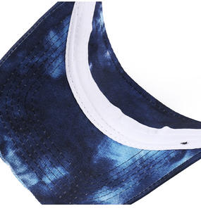 Visière <span class=keywords><strong>de</strong></span> sport tie-dye d'été pour femmes casquette creuse réglable <span class=keywords><strong>de</strong></span> haute qualité pour la <span class=keywords><strong>randonnée</strong></span> cyclisme voyage-chapeau <span class=keywords><strong>de</strong></span> pare-soleil <span class=keywords><strong>de</strong></span> plage mode - Product Image 5
