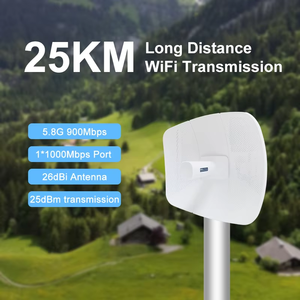 25km o9 kuwfi đường dài cầu không dây cổng Gigabit 5.8GHz 900Mbps cấp công nghiệp điểm đến cầu đa điểm - Product Image 2
