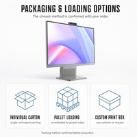 PC tout-en-un AIO, ordinateur de bureau 27 pouces, ordinateur de bureau professionnel, Intel I9 11900H, 16 Go de DDR4, 512 Go de SSD NVMR, Windows 11 Pro, écran LCD