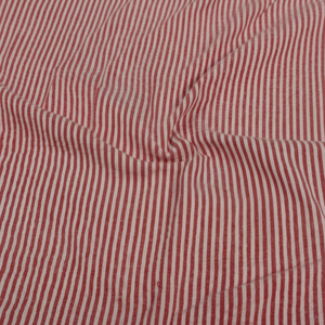 Tissu de coton Seersucker à carreaux rouge et blanc de haute qualité pour garçons enfants portent des sacs de rideaux de chemise pour hommes pour l'exportation - Product Image 1