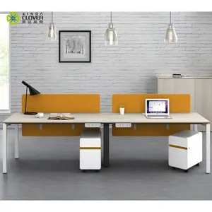 Bureau 2 Places Einfache Büroarbeit tische Moderner Schreibtisch arbeitsplatz