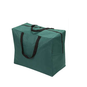 حقيبة عيد الميلاد من البوليستر بسعة كبيرة ، مقابض معززة مزدوجة + سحاب ناعم ، مخازن أشجار وزينة عيد الميلاد - Product Image 2