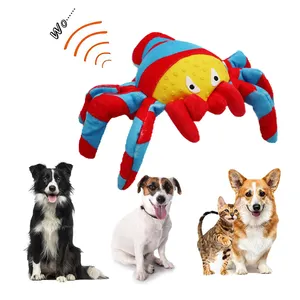 Toptan karikatür örümcek peluş oyuncak peluş peluş örümcek bebek özel köpek hediye sevimli peluş hayvan oyuncak