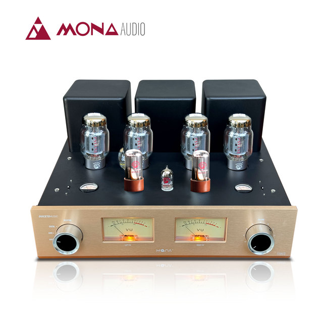 MONA Audiophile 256 High Power HIFI Stereo Vacuum Tube Amplifier 56W*2 220V Free Customized 110V/230V Receivers Amplifiers