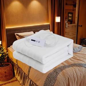 Coperta Elettrica Termica in Morbido Sherpa Spesso con <span class=keywords><strong>3</strong></span> Livelli di Calore Lavabile in Lavatrice Misura King Size - Product Image 1