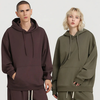 Sweat à capuche en molleton français 460G pour homme, coupe oversize à épaules tombantes, style streetwear épais, fournisseur