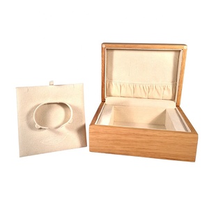 Custom Wholesale Luxury Jewellery Gift Box Packaging Velvet Lining Wooden Ring Boxes Jewelry Display Box
