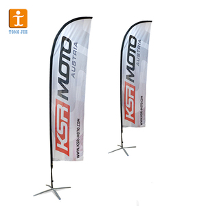Banderas de lágrima de plumas de poste Banderas con bolsa de transporte Premium Bandera personalizada grande Swooper - Product Image 6