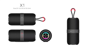 Haut-parleur sans fil portable 20W étanche 2026 avec basses profondes, lumières RGB, TWS, batterie 3600mAh pour soirées et home cinéma mobile - Product Image 5