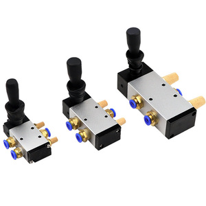 วาล์วคันโยกนิวเมติกอุตสาหกรรม รุ่นใหม่ 4H210-08/4H310-10/4H410-15-210/310-410 สวิตช์ควบคุมด้วยมือสำหรับเครื่องจักรกรองอากาศ - Product Image 1