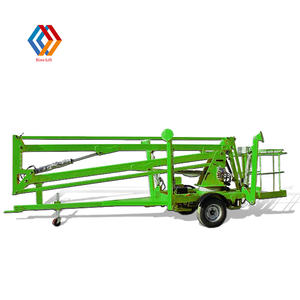 Mini-nacelle élévatrice articulée mobile diesel sur remorque, 8m, 10m, 12m, 14m, 16m, vente en gros à prix réduit - Product Image 3