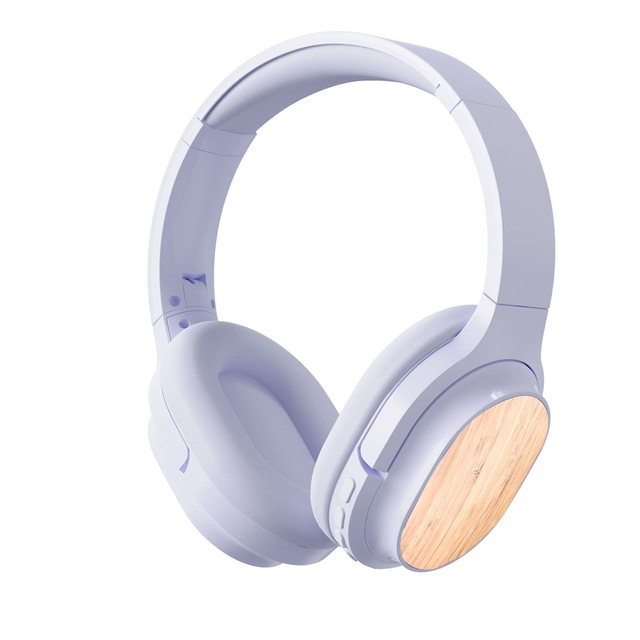 Environmentally Friendly Bamboo Wood Bluetooth Headset Head Mounted Gaming Computer Headset Promotional Business Gift