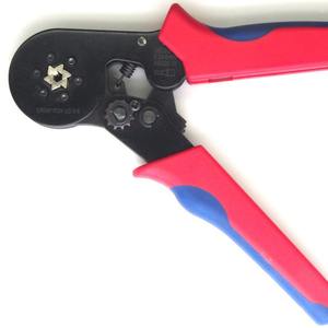 Alicate crimpador industrial de acero Crimp Fox Ud 6-6 para cables de 0.5-12mm (12-24 AWG) con pelacables frontal - Product Image 1
